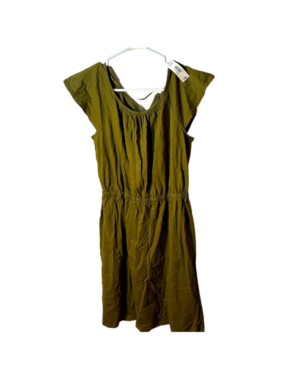 Joe Fresh Army Green Summer Dress Size Small NWT